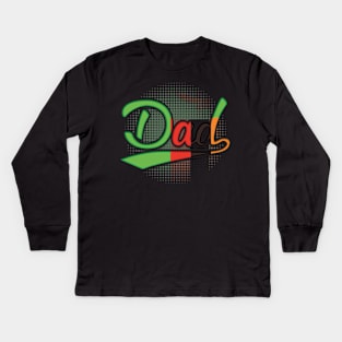 Zambian Dad - Gift for Zambian From Zambia Kids Long Sleeve T-Shirt